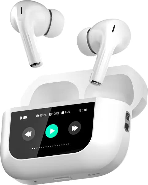 Bluetooth wireless earpod with display